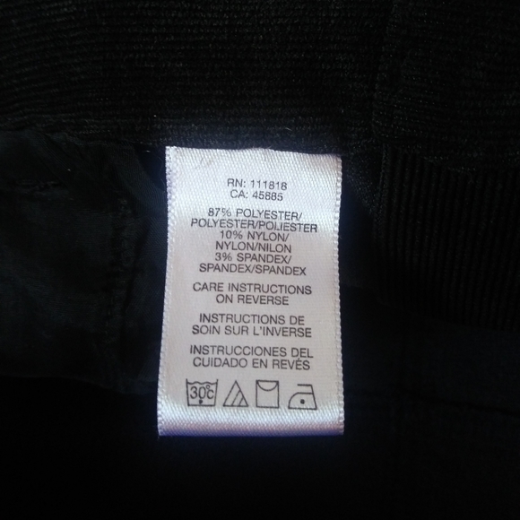 Michael Kors Black Corduroy Straight leg pant - Picture 6 of 8